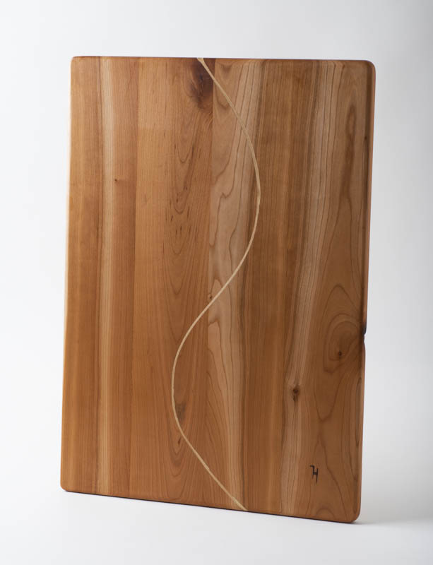 Charcuterie board, in cherry with birch S
