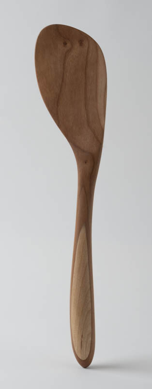 Paddle Spatula, in cherry and birch
